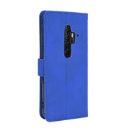 For Blackview BV6300 Pro Solid Color Skin Feel Magnetic Buckle Horizontal Flip Calf Texture PU Leather Case with Holder & Card Slots & Wallet(Blue)