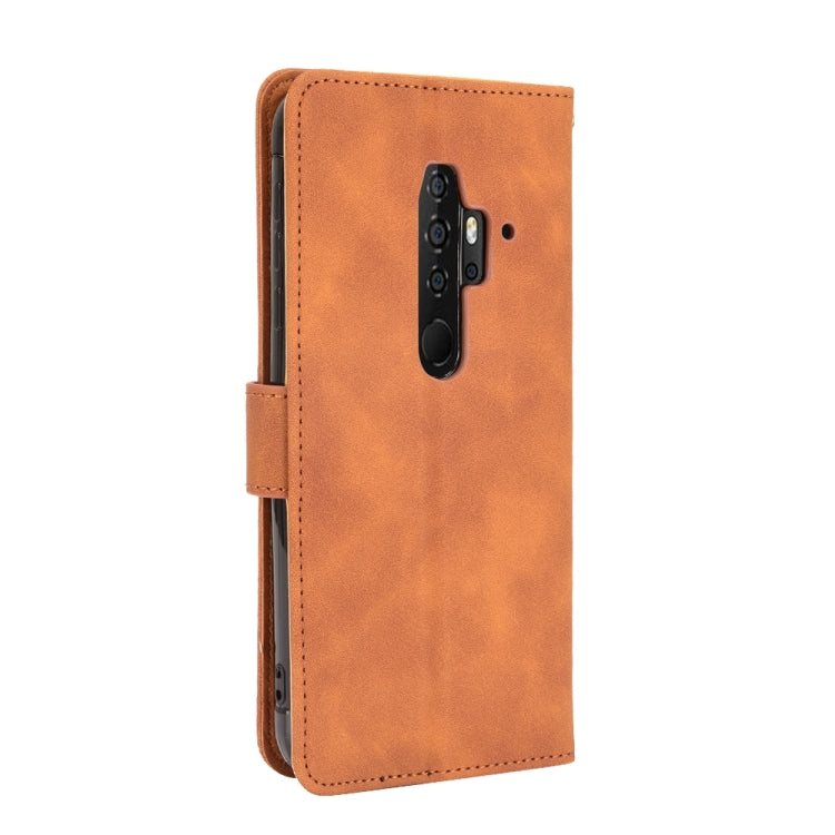 For Blackview BV6300 Pro Solid Color Skin Feel Magnetic Buckle Horizontal Flip Calf Texture PU Leather Case with Holder & Card Slots & Wallet(Brown) - More Brand by PMC TechLife | Online Shopping South Africa | PMC TechLife | Buy Now Pay Later Mobicred