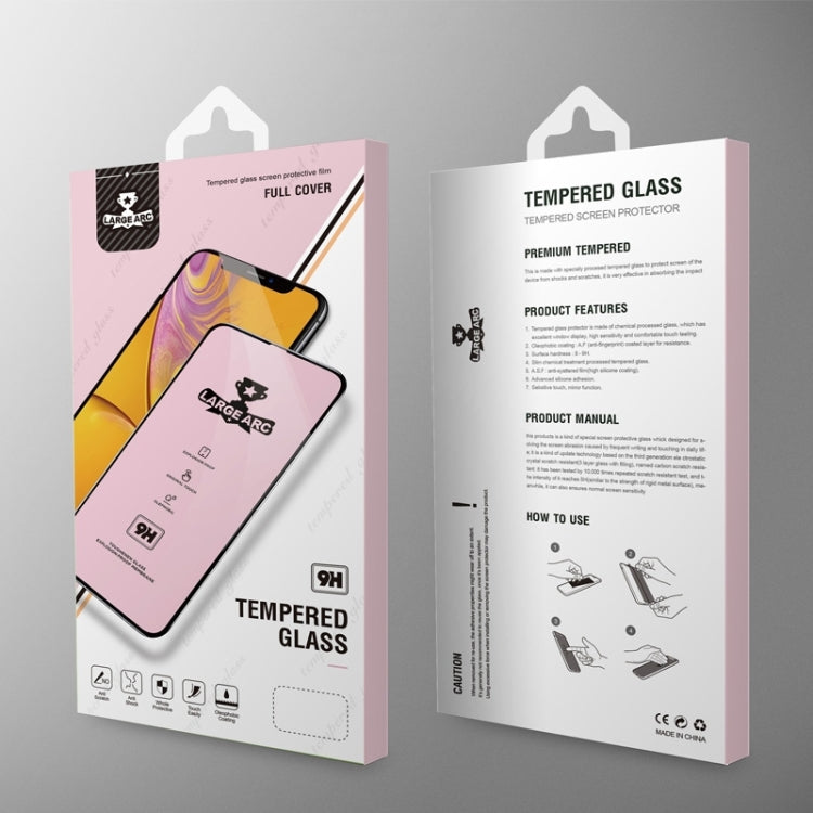 For iPhone 12 mini 9H HD Large Arc High Alumina Full Screen Tempered Glass Film