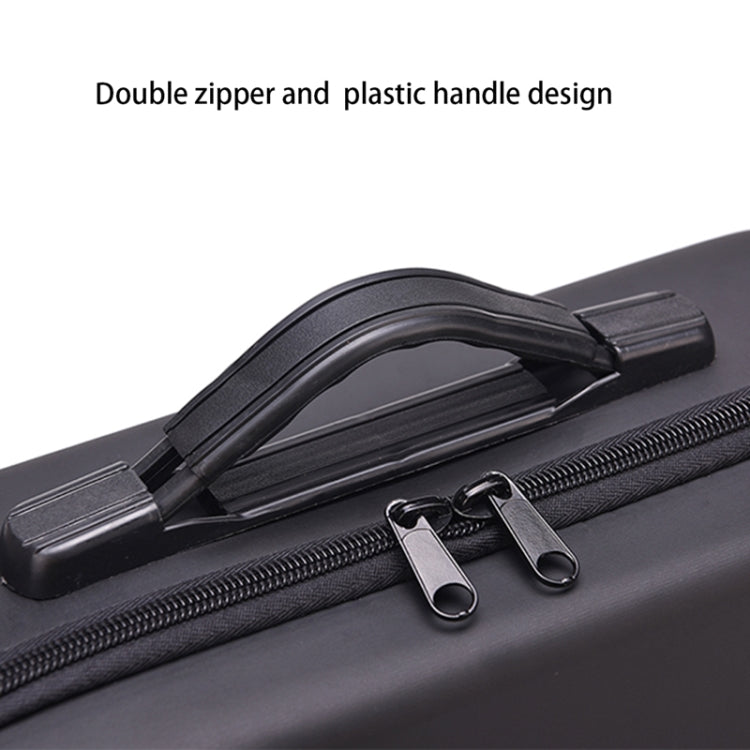 Portable Single Shoulder Storage Travel Carrying PU Cover Case Box for DJI Air 2S(Black + Red Liner) - Carry Cases & Bags by PMC TechLife | Online Shopping South Africa | PMC TechLife | Buy Now Pay Later Mobicred