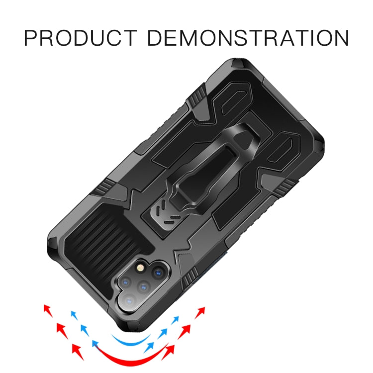 For OPPO A54 4G Armor Warrior Shockproof PC + TPU Protective Case(Grey) - OPPO Cases by PMC TechLife | Online Shopping South Africa | PMC TechLife