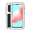 For Samsung Galaxy A32 5G LOVE MEI Metal Shockproof Waterproof Dustproof Protective Case with Glass(White) - free shipping - PMC TechLife - Order now!