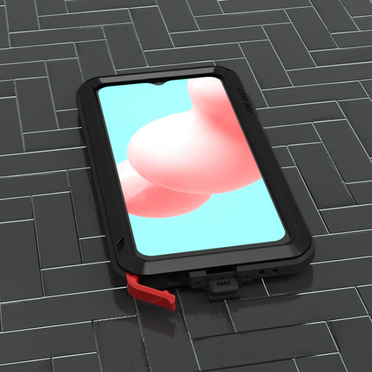 For Samsung Galaxy A32 5G LOVE MEI Metal Shockproof Waterproof Dustproof Protective Case with Glass(Yellow) - free shipping - PMC TechLife - Order now!