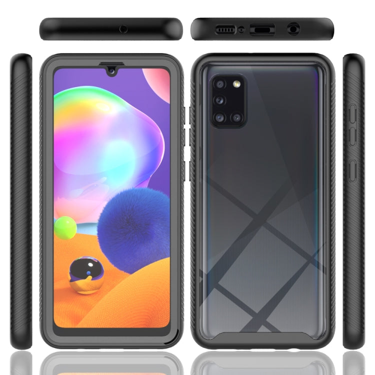 For Samsung Galaxy A31 Starry Sky Full Body Hybrid Shockproof Phone Case(Black) - Galaxy Phone Cases by PMC TechLife | Online Shopping South Africa | PMC TechLife