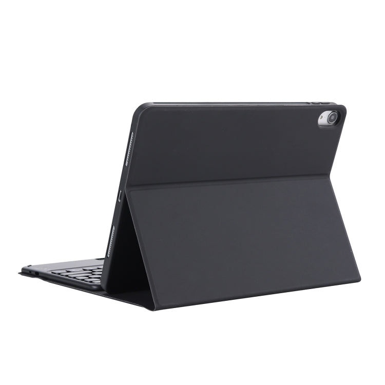 YT11B-A Detachable Candy Color Skin Feel Texture Round Keycap Bluetooth Keyboard Leather Case with Touch Control For iPad Air 4 2020 / Air 5 2022 / Pro 11 inch 2022 / 2021 / 2020 / 2018(Black) - For iPad Pro by PMC TechLife | Online Shopping South Africa | PMC TechLife | Buy Now Pay Later Mobicred