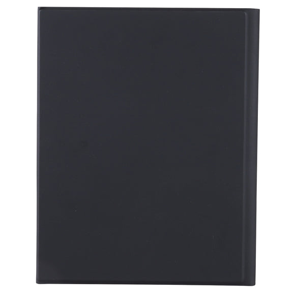 YT11B Detachable Candy Color Skin Feel Texture Round Keycap Bluetooth Keyboard Leather Case For iPad Pro 11 inch 2020 & 2018(Black)