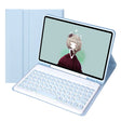 YT07B Detachable Candy Color Skin Feel Texture Round Keycap Bluetooth Keyboard Leather Case For iPad 9.7 inch 2018 & 2017 / Pro 9.7 inch / Air 2 / Air(White Ice) - Universal by PMC TechLife | Online Shopping South Africa | PMC TechLife