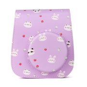 Painted Series Camera Bag with Shoulder Strap for Fujifilm Instax mini 11(Fruit Animal)