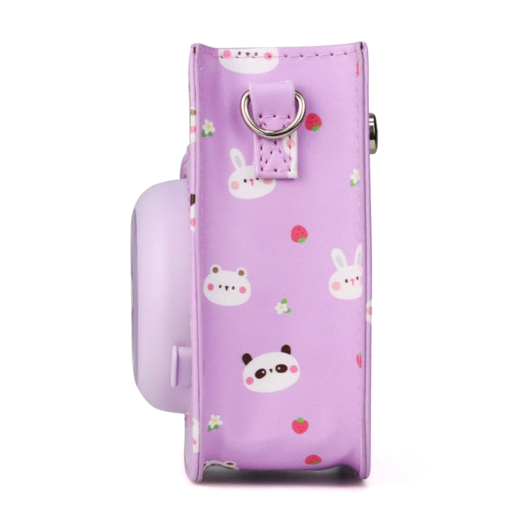 Painted Series Camera Bag with Shoulder Strap for Fujifilm Instax mini 11(Fruit Animal) - free shipping - PMC TechLife - Order now!