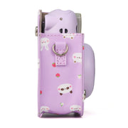 Painted Series Camera Bag with Shoulder Strap for Fujifilm Instax mini 11(Fruit Animal)