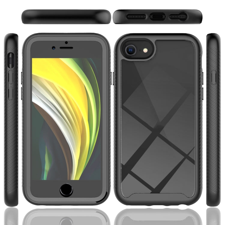For iPhone SE 2022 / SE 2020 / 8 / 7 Starry Sky Solid Color Series Shockproof PC + TPU Case with PET Film(Royal Blue) - iPhone SE 2022 / 2020 / 8 / 7 Cases by PMC TechLife | Online Shopping South Africa | PMC TechLife | Buy Now Pay Later Mobicred