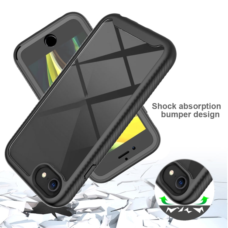 For iPhone SE 2022 / SE 2020 / 8 / 7 Starry Sky Solid Color Series Shockproof PC + TPU Case with PET Film(Royal Blue) - iPhone SE 2022 / 2020 / 8 / 7 Cases by PMC TechLife | Online Shopping South Africa | PMC TechLife | Buy Now Pay Later Mobicred