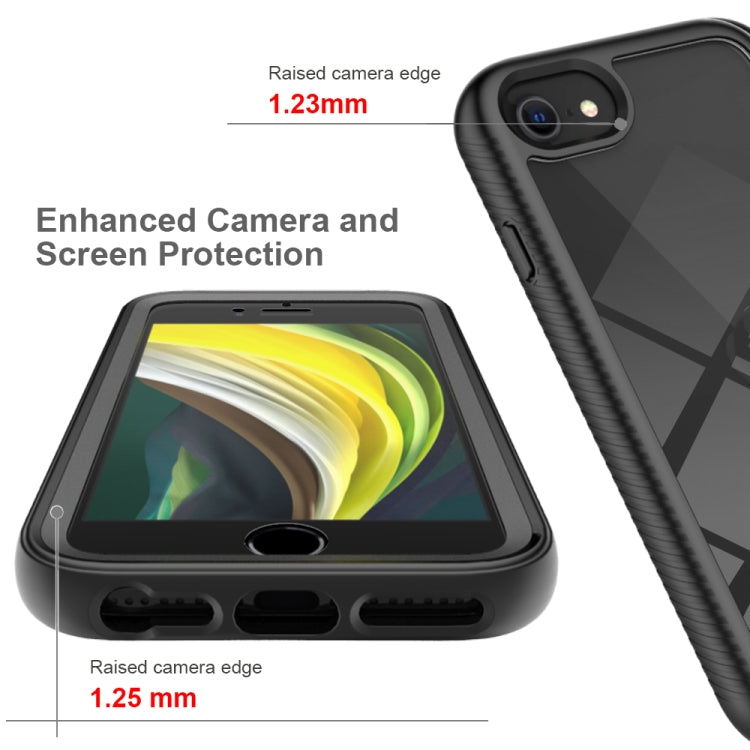 For iPhone SE 2022 / SE 2020 / 8 / 7 Starry Sky Solid Color Series Shockproof PC + TPU Case with PET Film(Royal Blue) - iPhone SE 2022 / 2020 / 8 / 7 Cases by PMC TechLife | Online Shopping South Africa | PMC TechLife | Buy Now Pay Later Mobicred