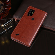 For Ulefone Armor 10 5G idewei Crazy Horse Texture Horizontal Flip Leather Case with Holder & Card Slots & Wallet(Rose Red)