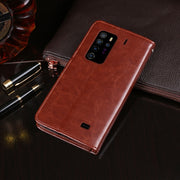 For Ulefone Armor 11 5G idewei Crazy Horse Texture Horizontal Flip Leather Case with Holder & Card Slots & Wallet(Blue)