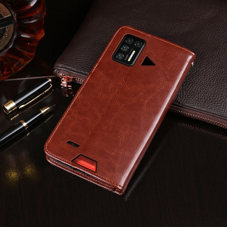 For Umidigi Bison GT idewei Crazy Horse Texture Horizontal Flip Leather Case with Holder & Card Slots & Wallet(White)