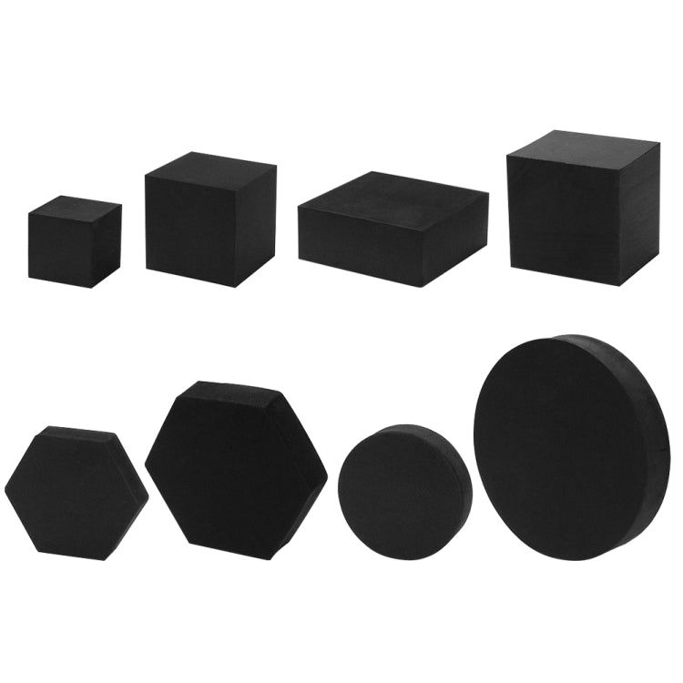 8 in 1 Different Sizes Geometric Cube Solid Color Photography Photo Background Table Shooting Foam Props (Black) - Geometric Props by PMC TechLife | Online Shopping South Africa | PMC TechLife | Buy Now Pay Later Mobicred
