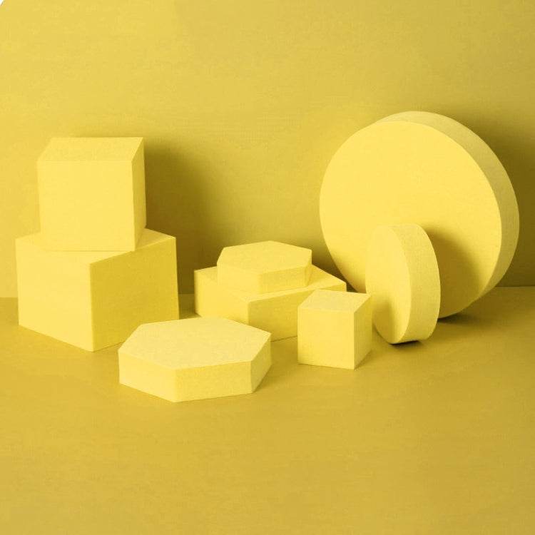 8 in 1 Different Sizes Geometric Cube Solid Color Photography Photo Background Table Shooting Foam Props (Yellow) - Geometric Props by PMC TechLife | Online Shopping South Africa | PMC TechLife | Buy Now Pay Later Mobicred