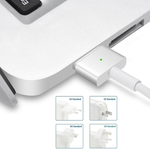 A1435 60W 16.5V 3.65A 5 Pin MagSafe 2 Power Adapter for MacBook, Cable Length: 1.6m, UK Plug