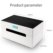 POS-9220 100x150mm Thermal Express Bill Self-adhesive Label Printer, USB + Bluetooth with Holder Version, UK Plug