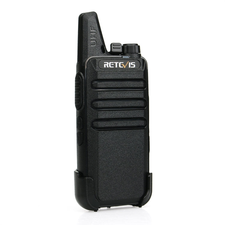 1 Pair RETEVIS RT622 EU Frequency 400-480MHz 16CHS Two Way Radio Handheld Walkie Talkie, EU Plug(Black) - free shipping - PMC Jewellery - Order now!