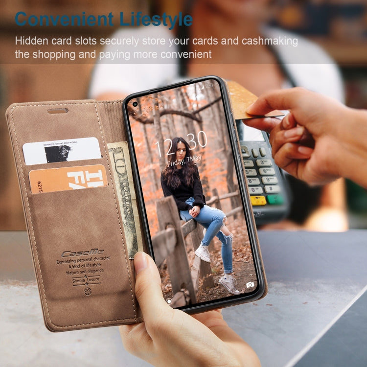 For Xiaomi Mi 11 Lite CaseMe 013 Multifunctional Horizontal Flip Leather Case, with Card Slot & Holder & Wallet(Brown) - free shipping - PMC Jewellery - Order now!