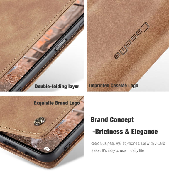 For Xiaomi Mi 11 Lite CaseMe 013 Multifunctional Horizontal Flip Leather Case, with Card Slot & Holder & Wallet(Brown)