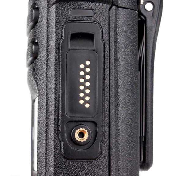 RETEVIS HD1 136-174&400-480MHz&76-107.95MHz 3000CHS Dual Band DMR Digital Water-resistant Two Way Radio Handheld Walkie Talkie, US Plug(Black)