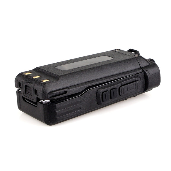 RETEVIS HD1 136-174&400-480MHz&76-107.95MHz 3000CHS Dual Band DMR Digital Water-resistant Two Way Radio Handheld Walkie Talkie, US Plug(Black)