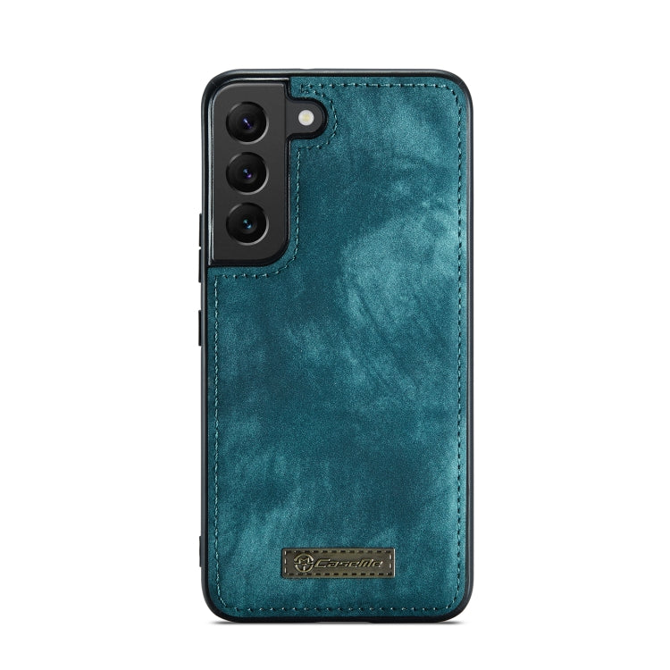 ForFor Samsung Galaxy S21 FE CaseMe 008 Detachable Multifunctional Flip Leather Phone Case(Blue) - free shipping - PMC Jewellery - Order now!