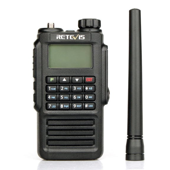 RETEVIS RT87 136-174MHz + 400-480MHz 128CHS Water-resistant Dual Band DTMF Two Way Radio Handheld Walkie Talkie, EU Plug