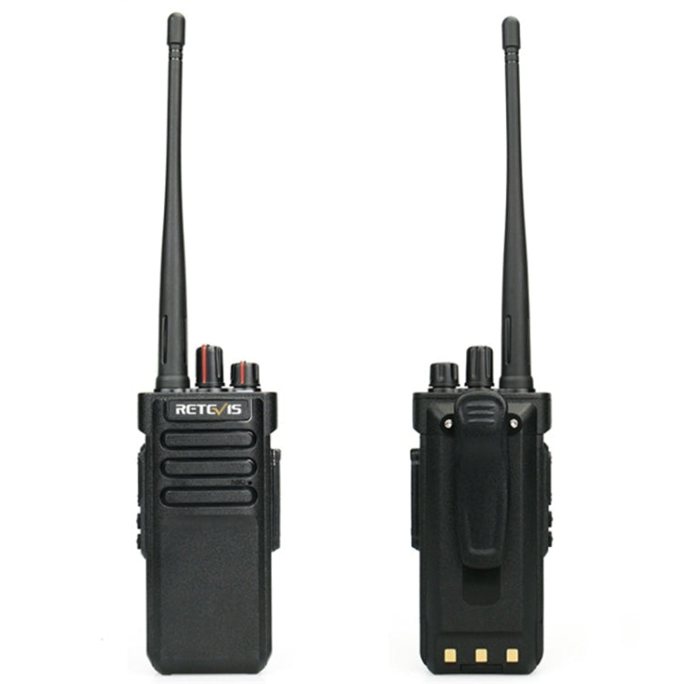 RETEVIS RT29 10W UHF 400-480MHz 16CHS Two Way Radio Handheld Walkie Talkie, EU Plug(Black) - free shipping - PMC Jewellery - Order now!