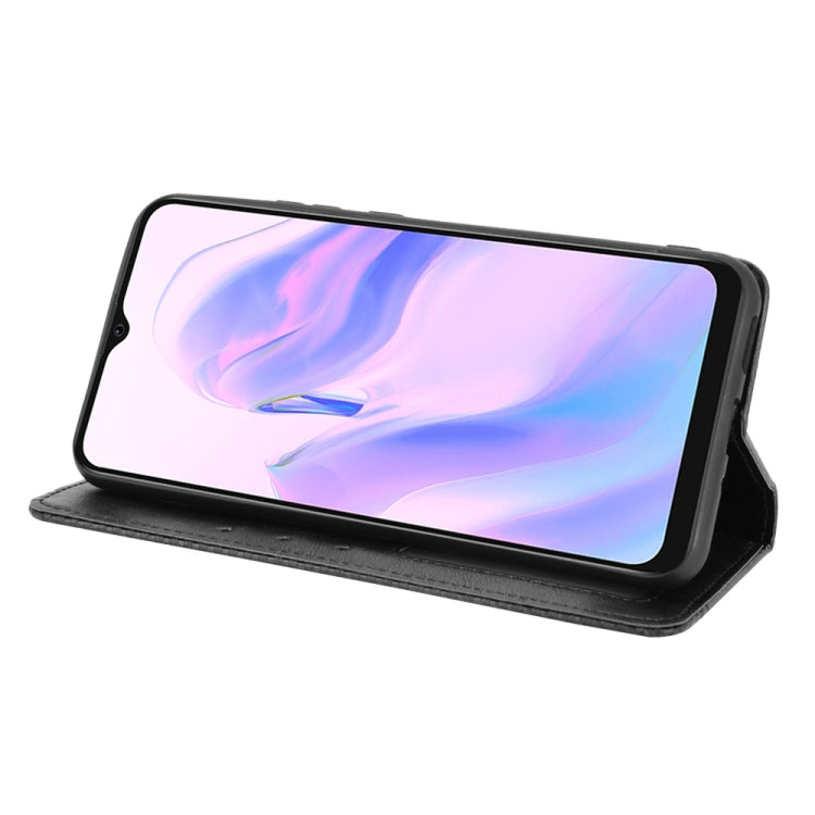 For Blackview A70 (2021) Magnetic Buckle Retro Crazy Horse Texture Horizontal Flip Leather Case with Holder & Card Slots & Photo Frame(Black) - More Brand by PMC TechLife | Online Shopping South Africa | PMC TechLife