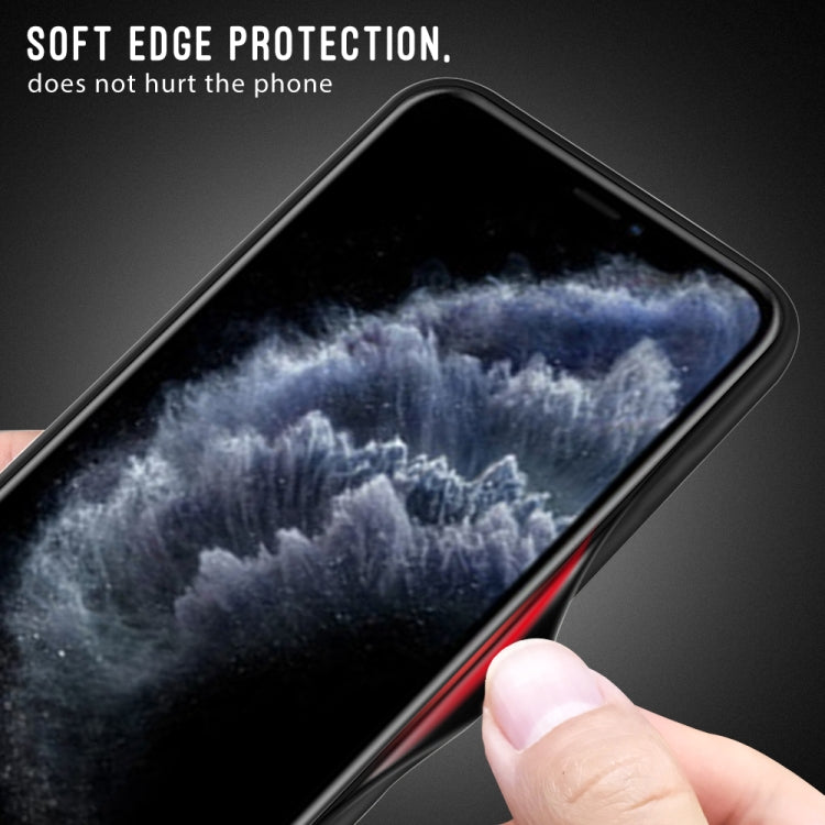 For iPhone 11 Pro Max Carbon Fiber Texture Gradient Color Glass Case(White) - iPhone 11 Pro Max Cases by PMC TechLife | Online Shopping South Africa | PMC TechLife | Buy Now Pay Later Mobicred