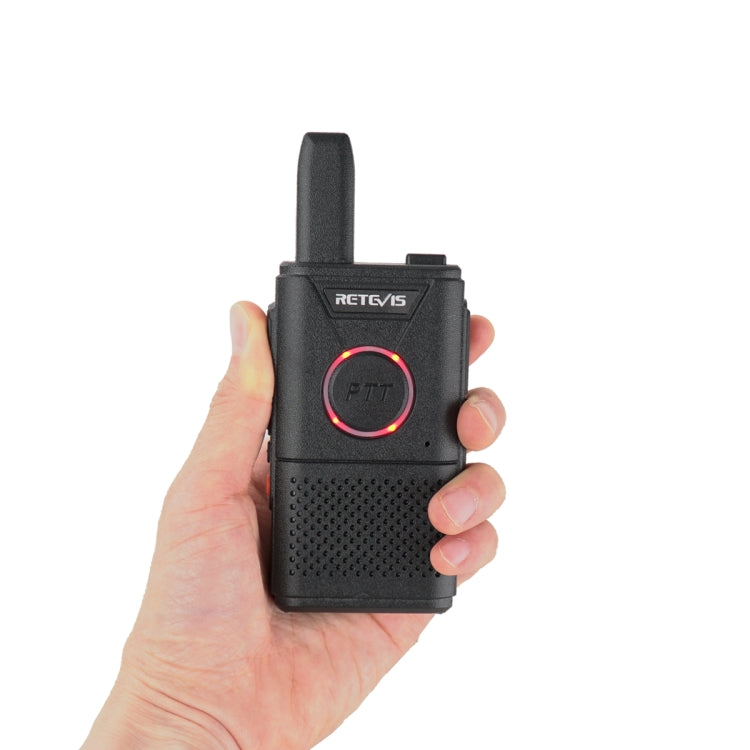 1 Pair RETEVIS RT18 16CHS FRS Dual PTT Handheld Walkie Talkie, US Plug(Black) - free shipping - PMC Jewellery - Order now!