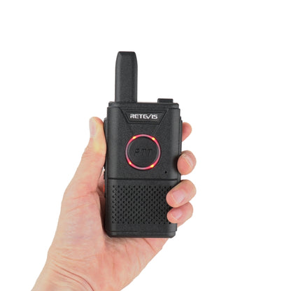 1 Pair RETEVIS RT18 16CHS FRS Dual PTT Handheld Walkie Talkie, US Plug(Black) - free shipping - PMC Jewellery - Order now!