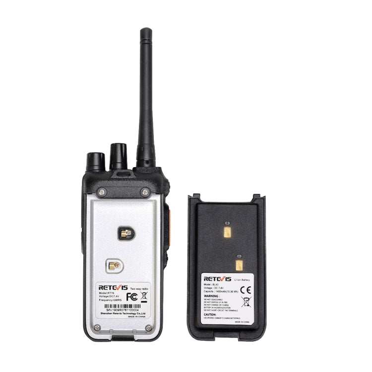 RETEVIS RT76 5W 30CHS GMRS Two Way Radio Handheld Walkie Talkie, US Plug(Black) - free shipping - PMC Jewellery - Order now!