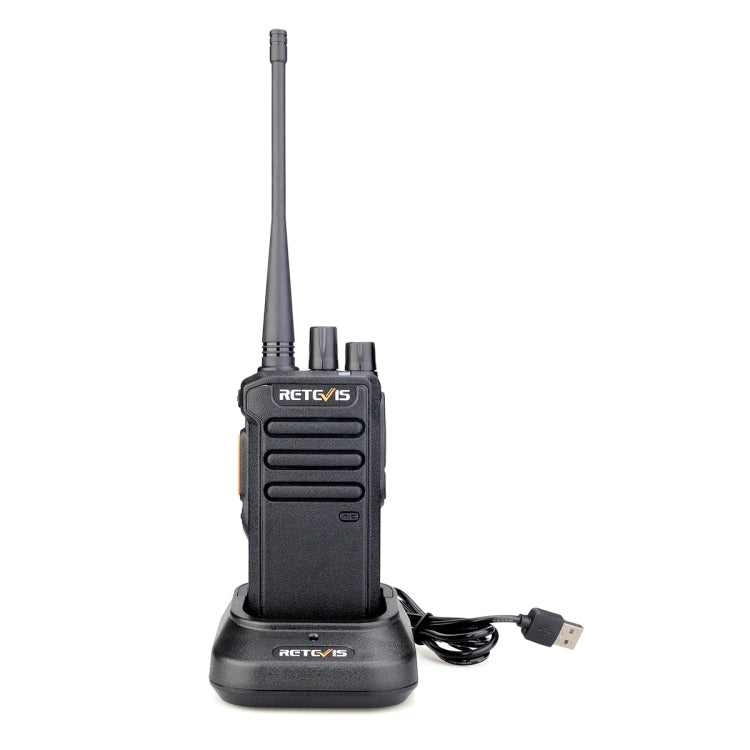 RETEVIS RT43 5W UHF 400-480MHz 32CHS DMR Digital Two Way Radio Handheld Walkie Talkie, US Plug(Black) - free shipping - PMC Jewellery - Order now!