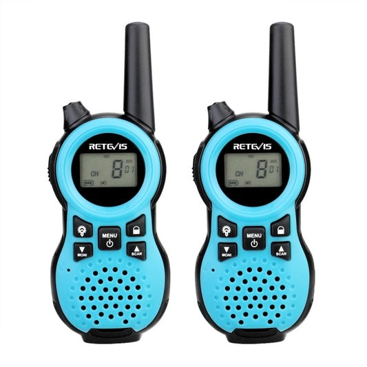 1 Pair RETEVIS RT638 EU Frequency PMR446 16CHS License-free Children Handheld Walkie Talkie(Blue) - free shipping - PMC Jewellery - Order now!