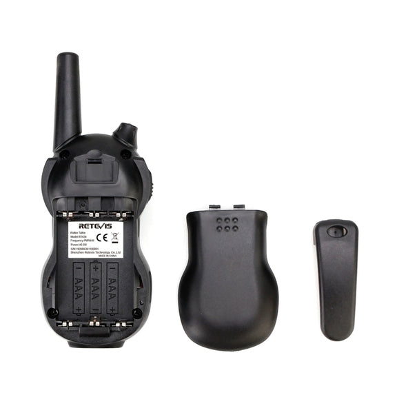 1 Pair RETEVIS RT638 EU Frequency PMR446 16CHS License-free Children Handheld Walkie Talkie(Red)