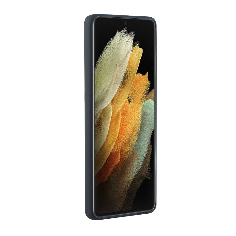 For Samsung Galaxy S21 Ultra 5G Card Slot Design Shockproof TPU Protective Case(Dark Blue) - Galaxy S21 Ultra 5G Cases by PMC TechLife | Online Shopping South Africa | PMC TechLife