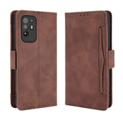 For OPPO A94 5G / Reno5Z 5G / F19 Pro+ 5G Skin Feel Calf Pattern Horizontal Flip Leather Case with Holder & Card Slots & Photo Frame(Brown)