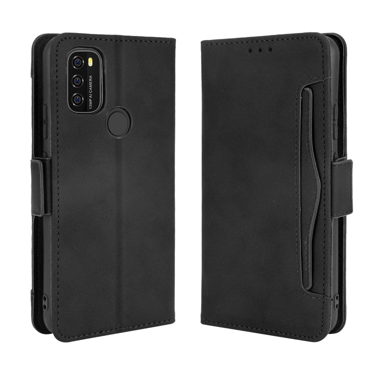 For Blackview A70 (2021) Skin Feel Calf Pattern Horizontal Flip Leather Case with Holder & Card Slots & Photo Frame(Black) - More Brand by PMC TechLife | Online Shopping South Africa | PMC TechLife | Buy Now Pay Later Mobicred
