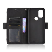 For Blackview A70 (2021) Skin Feel Calf Pattern Horizontal Flip Leather Case with Holder & Card Slots & Photo Frame(Black)