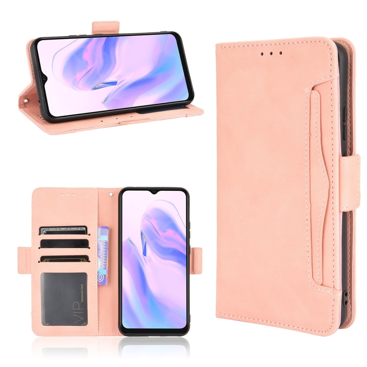For Blackview A70 (2021) Skin Feel Calf Pattern Horizontal Flip Leather Case with Holder & Card Slots & Photo Frame(Pink) - More Brand by PMC TechLife | Online Shopping South Africa | PMC TechLife | Buy Now Pay Later Mobicred