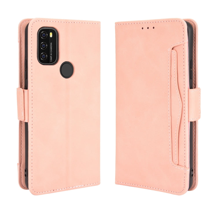For Blackview A70 (2021) Skin Feel Calf Pattern Horizontal Flip Leather Case with Holder & Card Slots & Photo Frame(Pink) - More Brand by PMC TechLife | Online Shopping South Africa | PMC TechLife | Buy Now Pay Later Mobicred