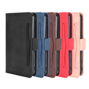 For Blackview A70 (2021) Skin Feel Calf Pattern Horizontal Flip Leather Case with Holder & Card Slots & Photo Frame(Black)