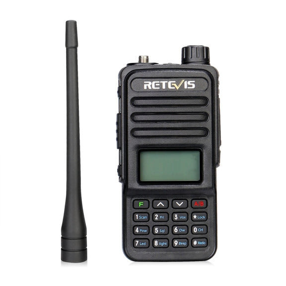 RETEVIS RT85 EU Frequency 136.000-174.000MHz+400.000-470.000MHz 200CHS Dual Band Digital Two Way Radio Handheld Walkie Talkie(Black)