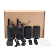 1 Pair RETEVIS RB35 2W US Frequency 462.5500-462.7250MHz 16CHS FRS License-free Two Way Radio Handheld Walkie Talkie(Black)