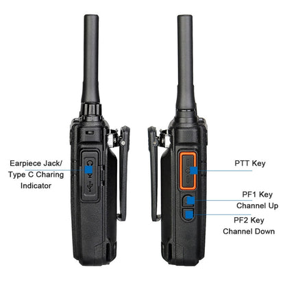 RETEVIS RB637 EU Frequency PMR446 16CHS License-free Two Way Radio Handheld Bluetooth Walkie Talkie(Black) - free shipping - PMC Jewellery - Order now!